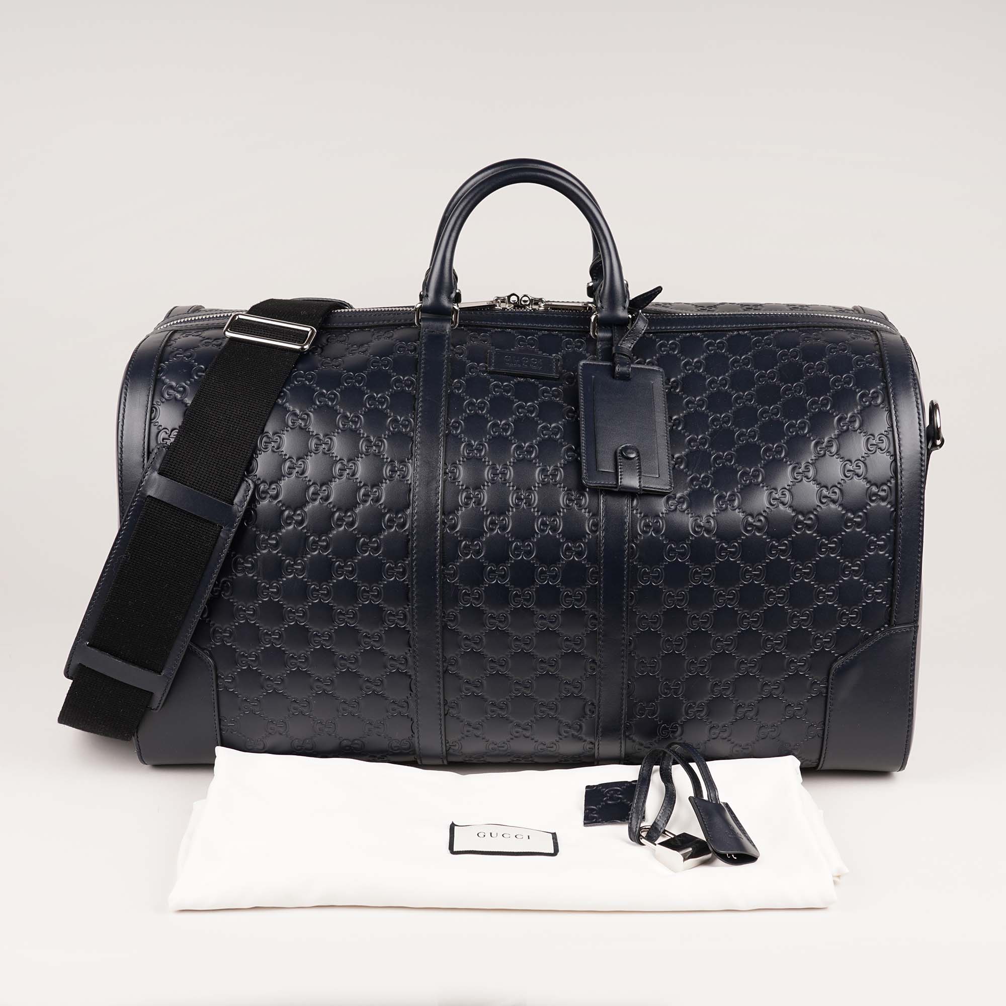 Large GG Emblem Duffle Bag - Image 13