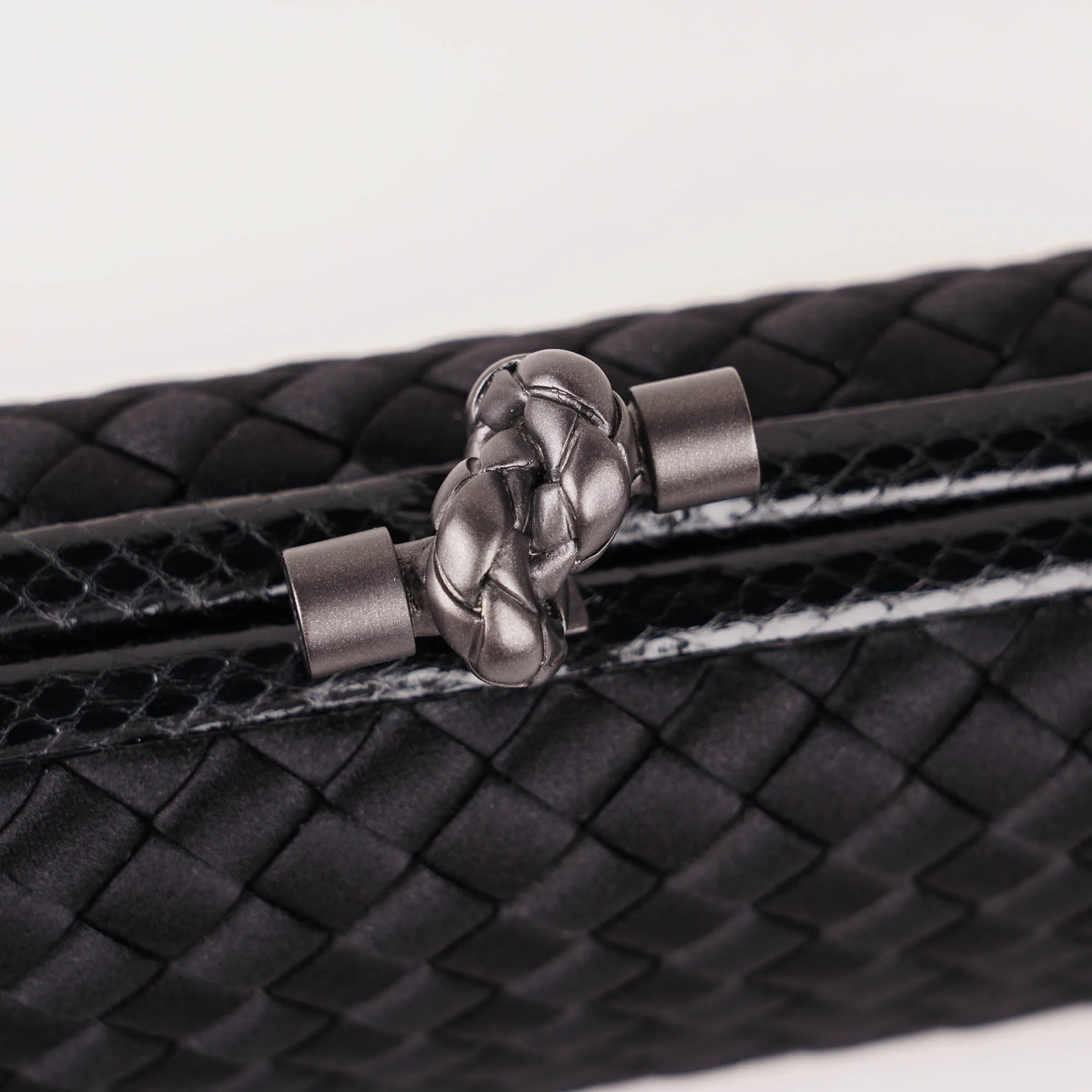 Large Knot Silk Clutch - Image 7