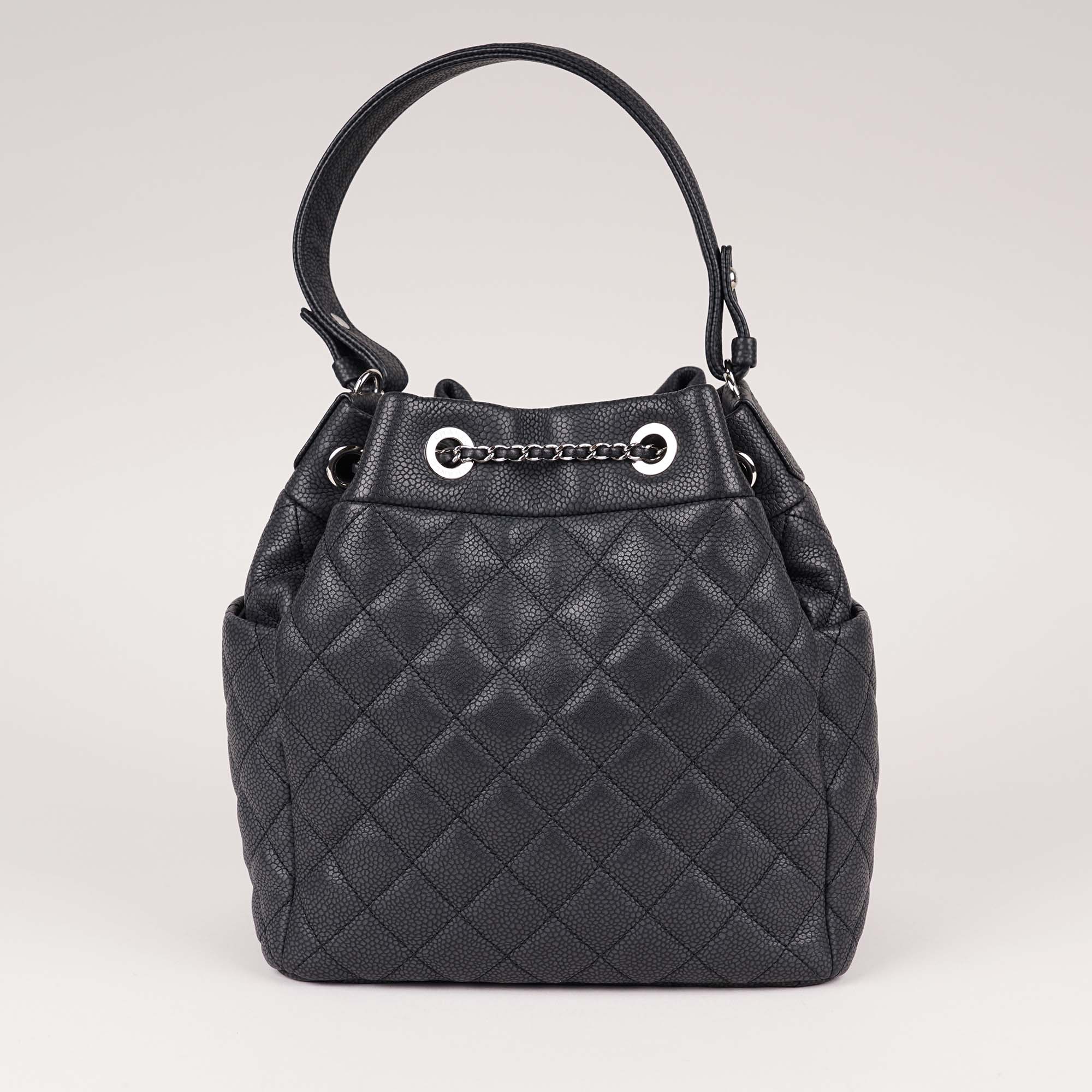 Drawsting Chain Bucket Bag - Image 4