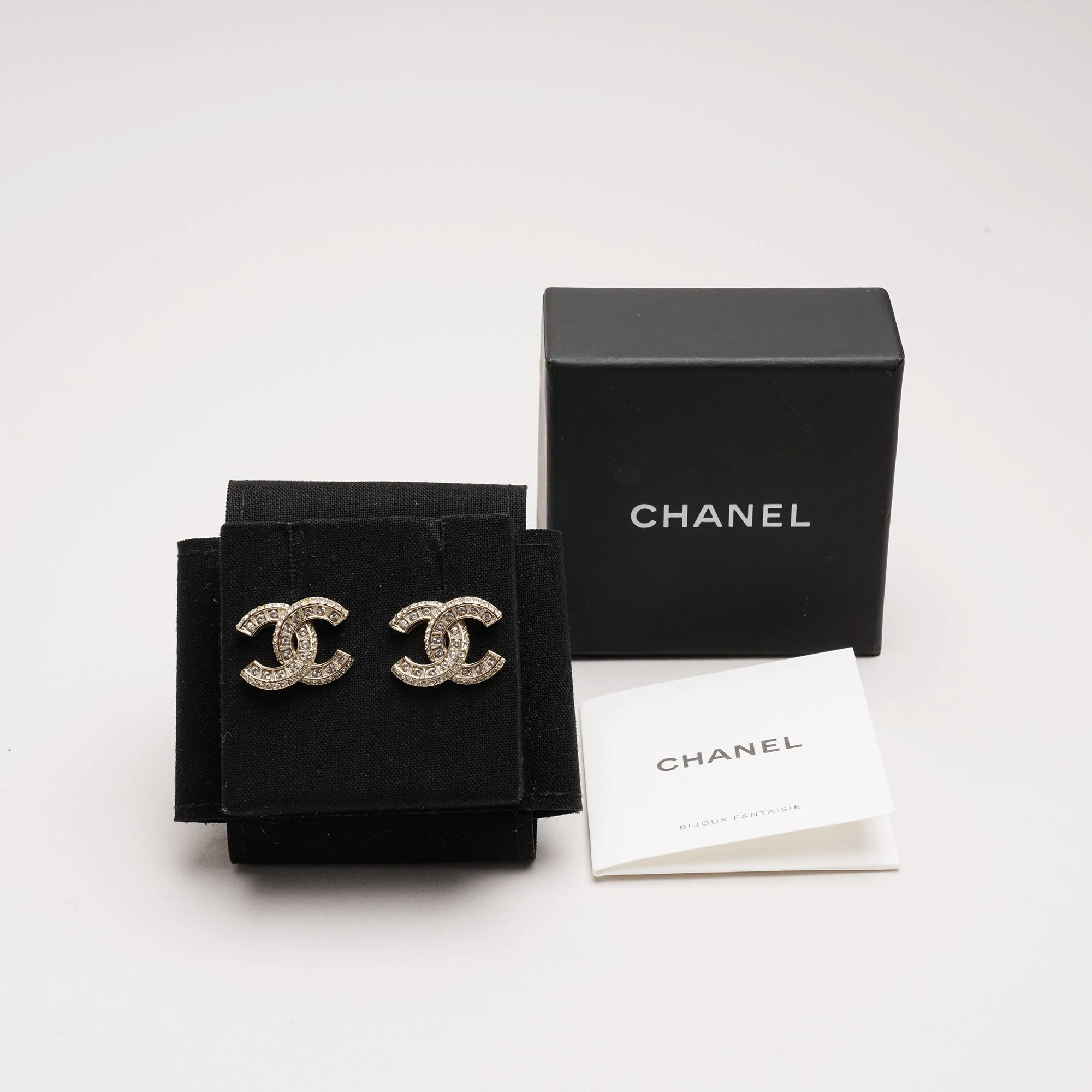 CC Crystal Stud Earrings - Image 5