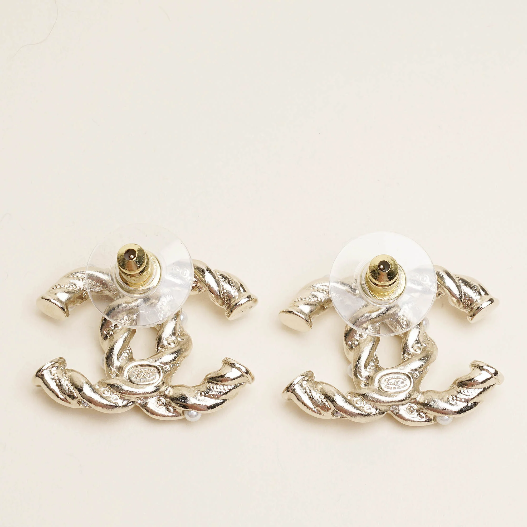 Large CC Earrings - Image 3