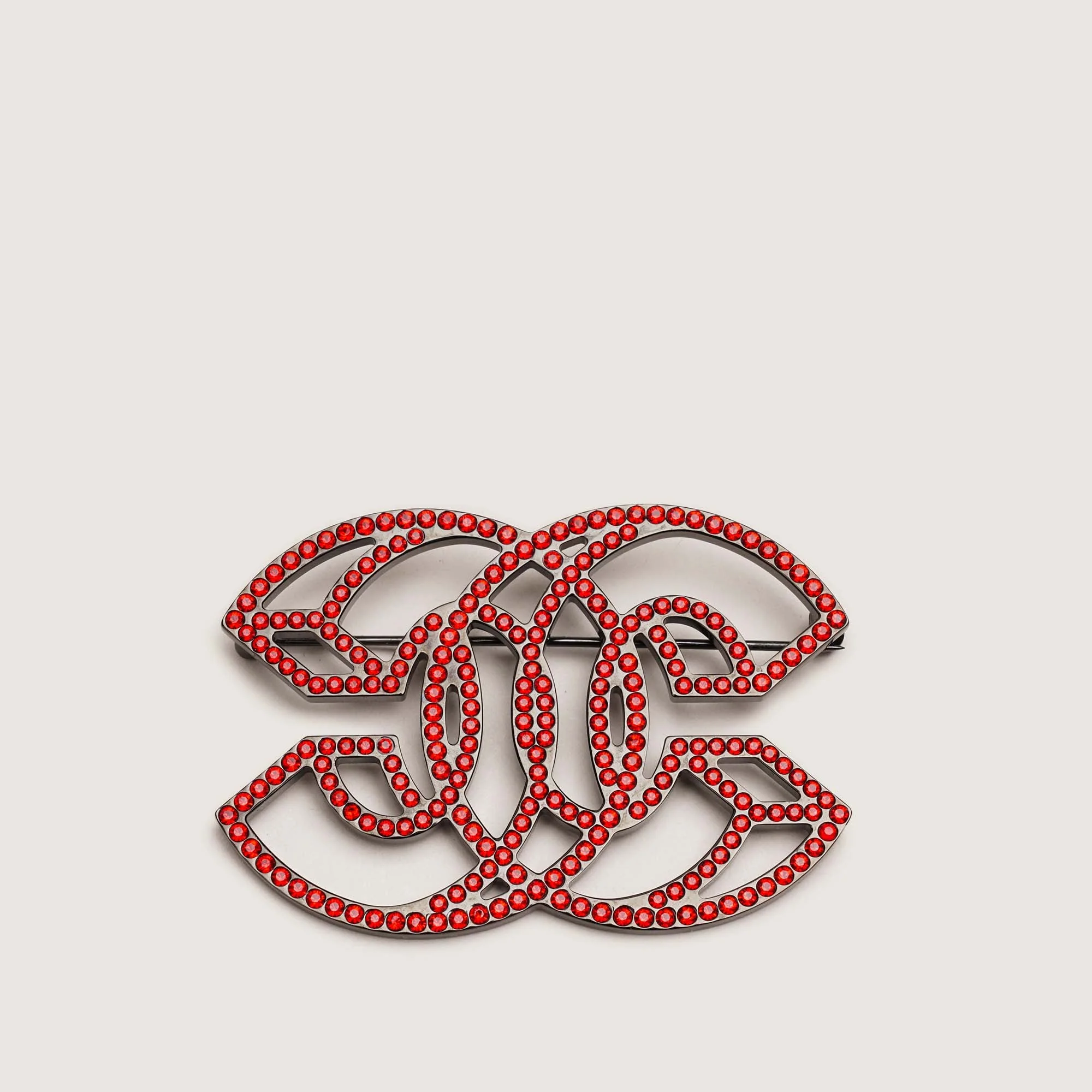 Large CC Pin Brooch