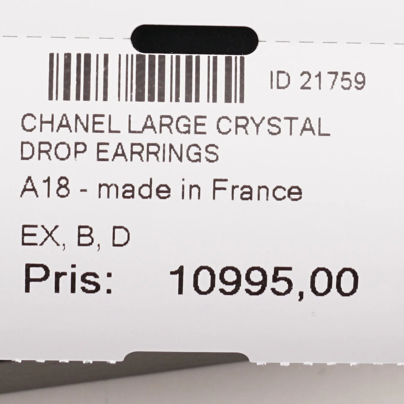 Chanel XL Crystal Drop Earrings - Image 8