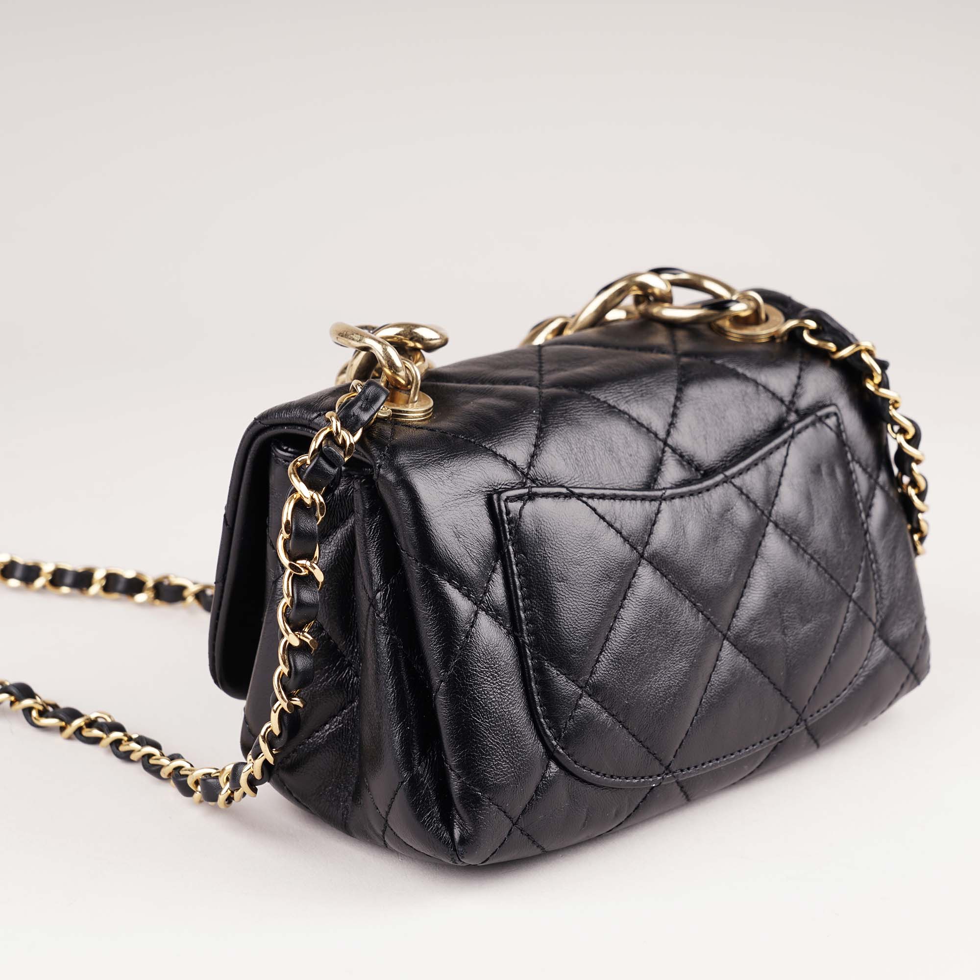 Mini Flap Chain Top Handle - Image 4
