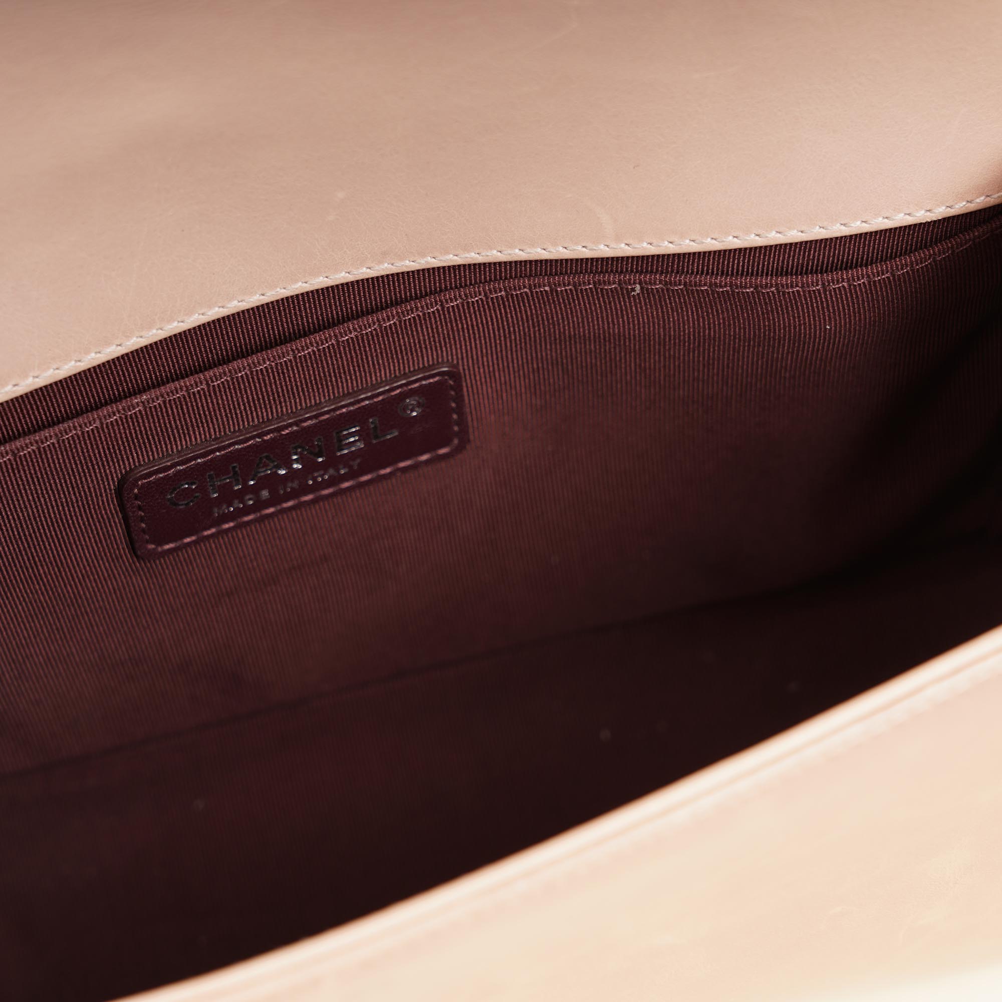 Chain Embellished Old Medium Boy Bag - Image 9