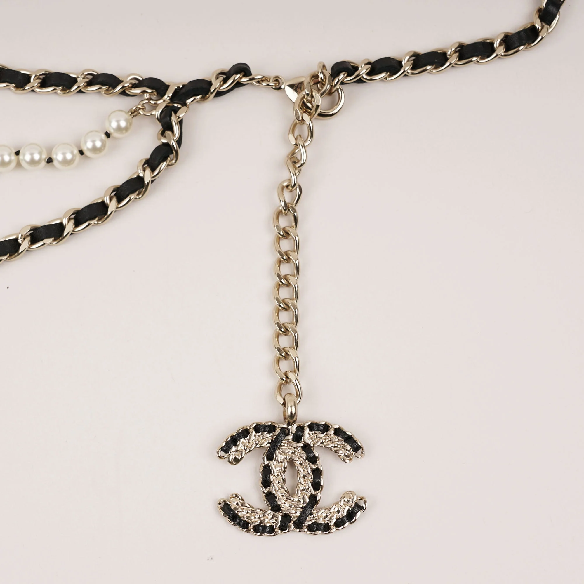 Triple Strand Bead/Chain Belt - Image 3