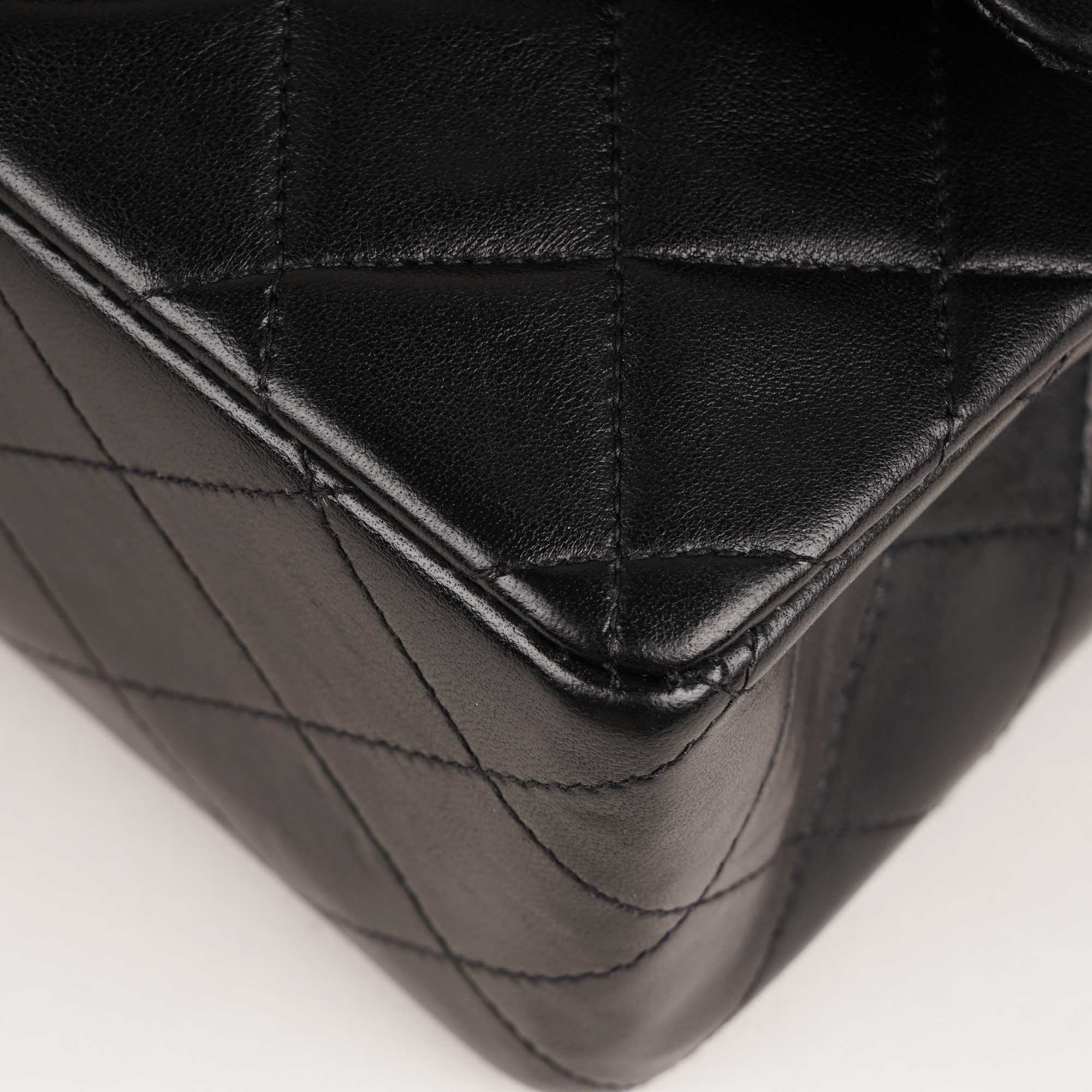 Classic Medium Double Flap Bag Black - Image 16