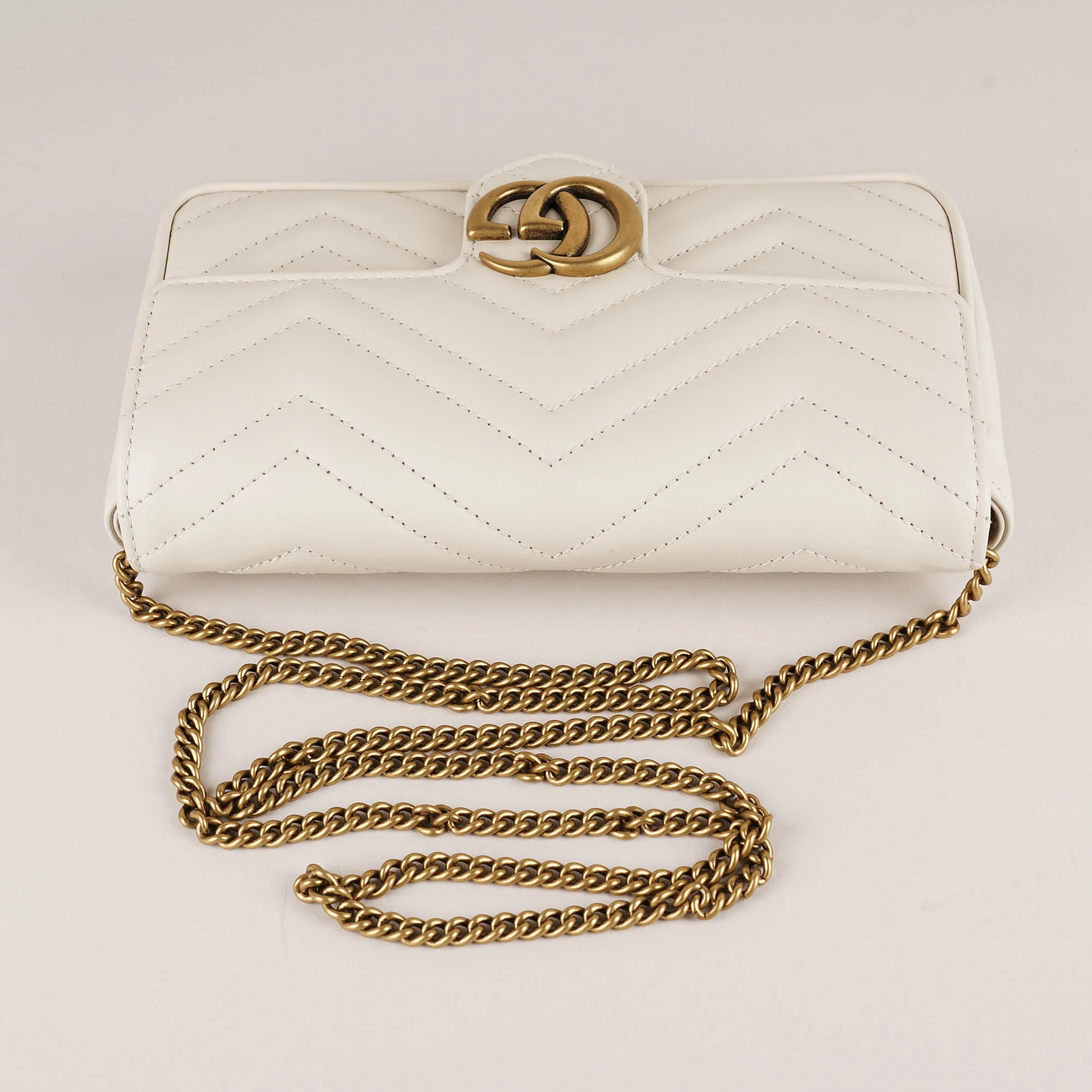 GG Marmont Small Shoulder Bag w Card Case - Image 9