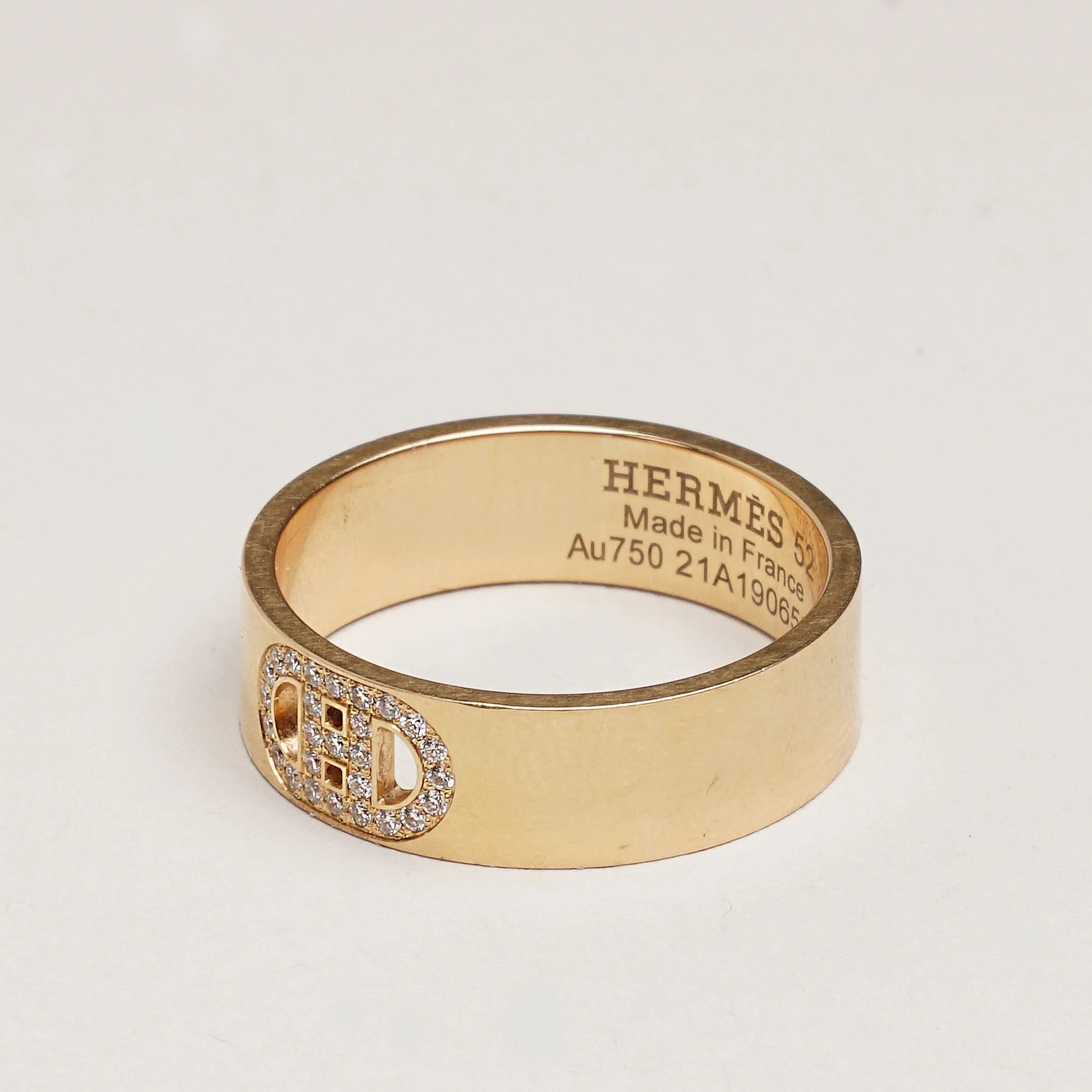 H D’ancre 18k Gold/Diamond Ring 52 - Image 3