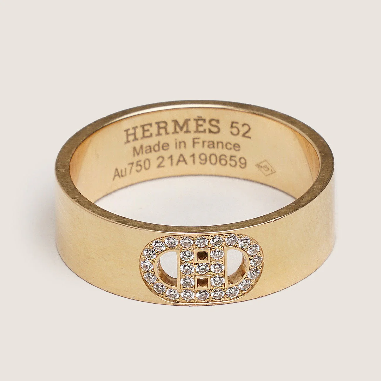 H D’ancre 18k Gold/Diamond Ring 52 - Image 4