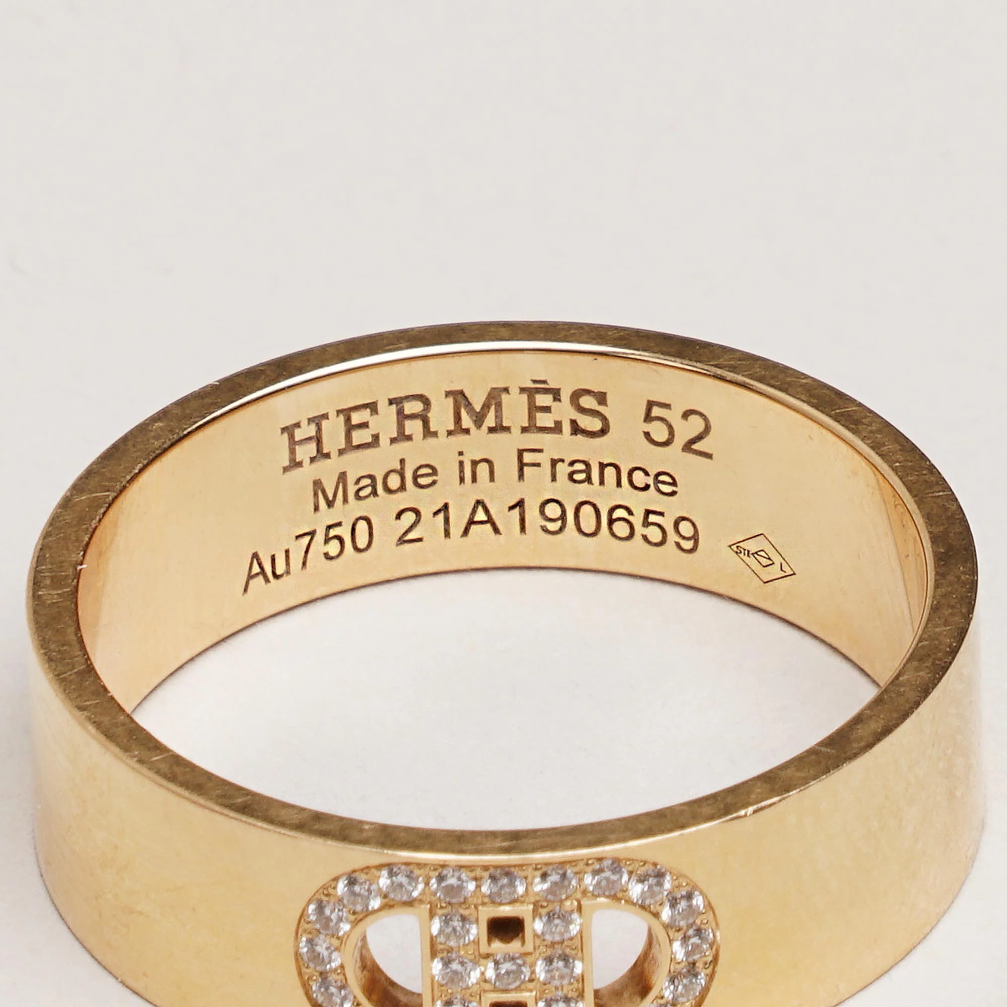 H D’ancre 18k Gold/Diamond Ring 52 - Image 5