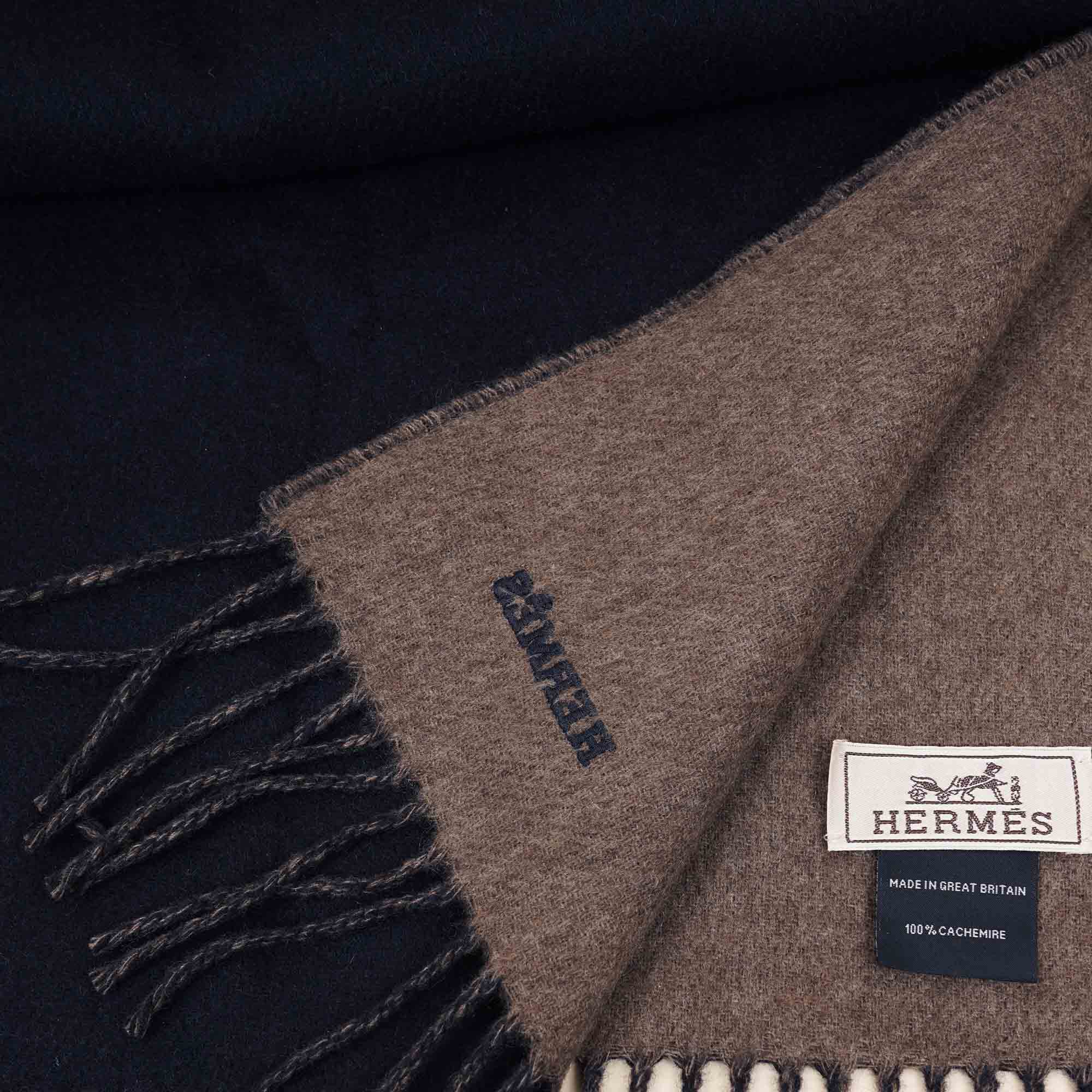 Double Face Cashmere Stole - Image 4