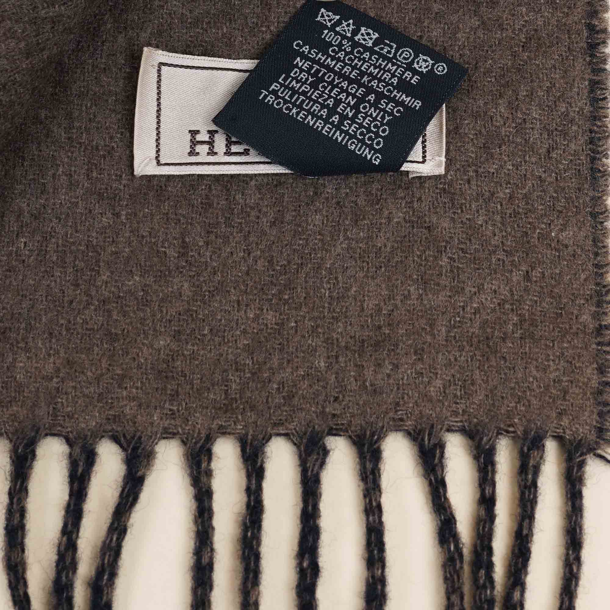Double Face Cashmere Stole - Image 5