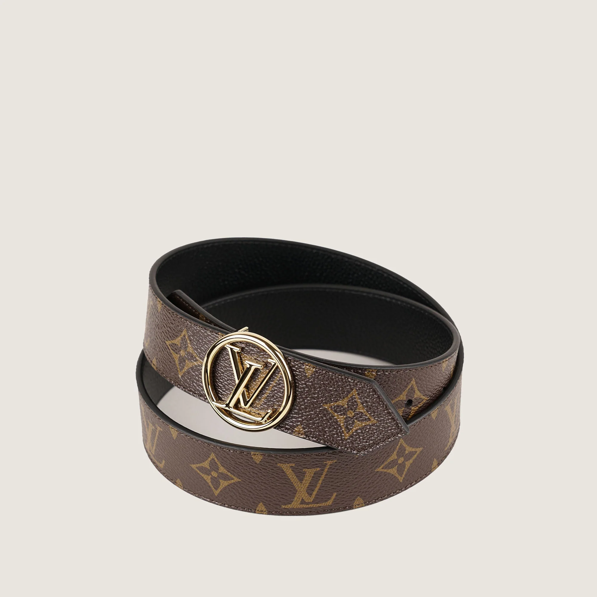 LV Circle 35mm Reversible Belt 80