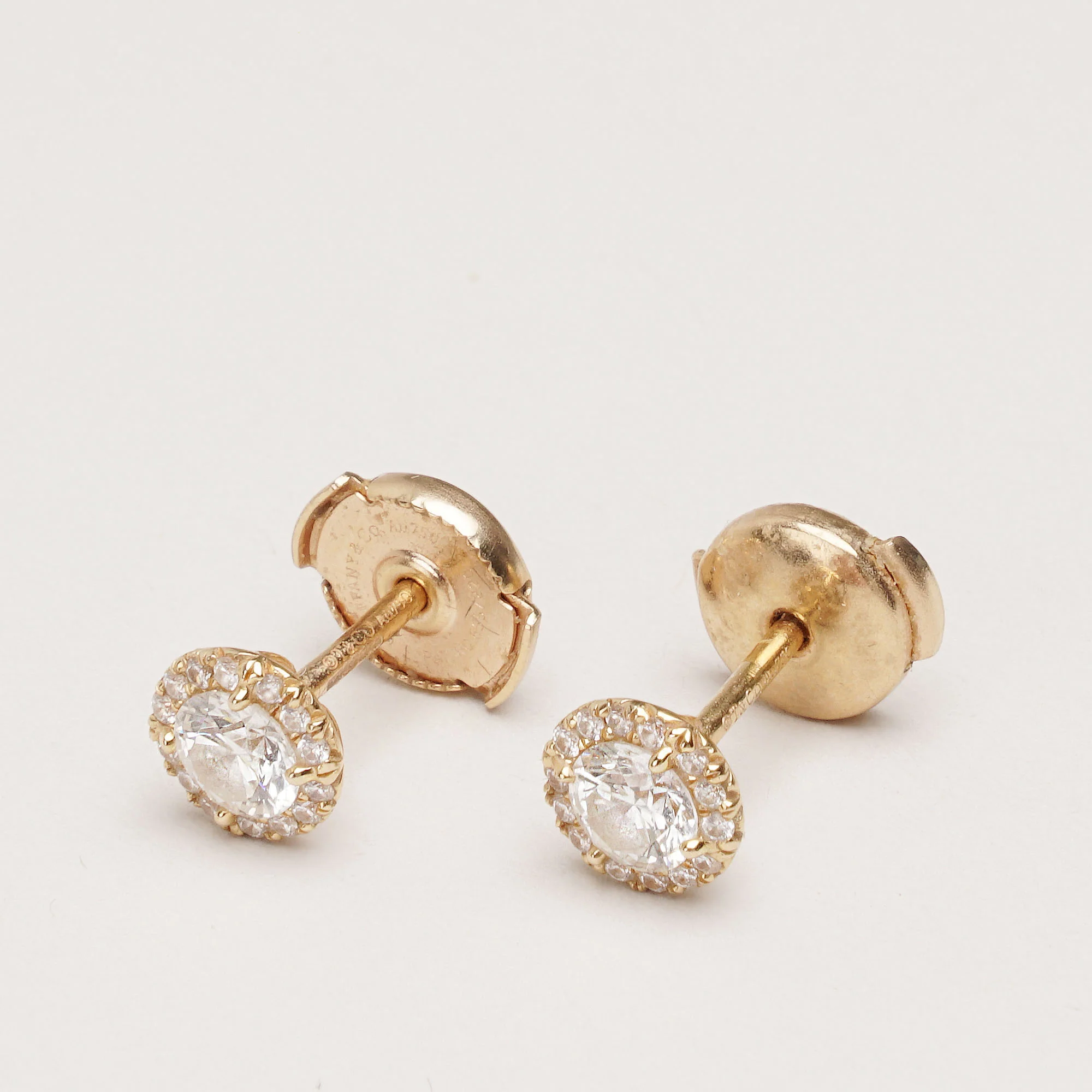 Soleste Gold Diamond Earrings .60 Carat - Image 4