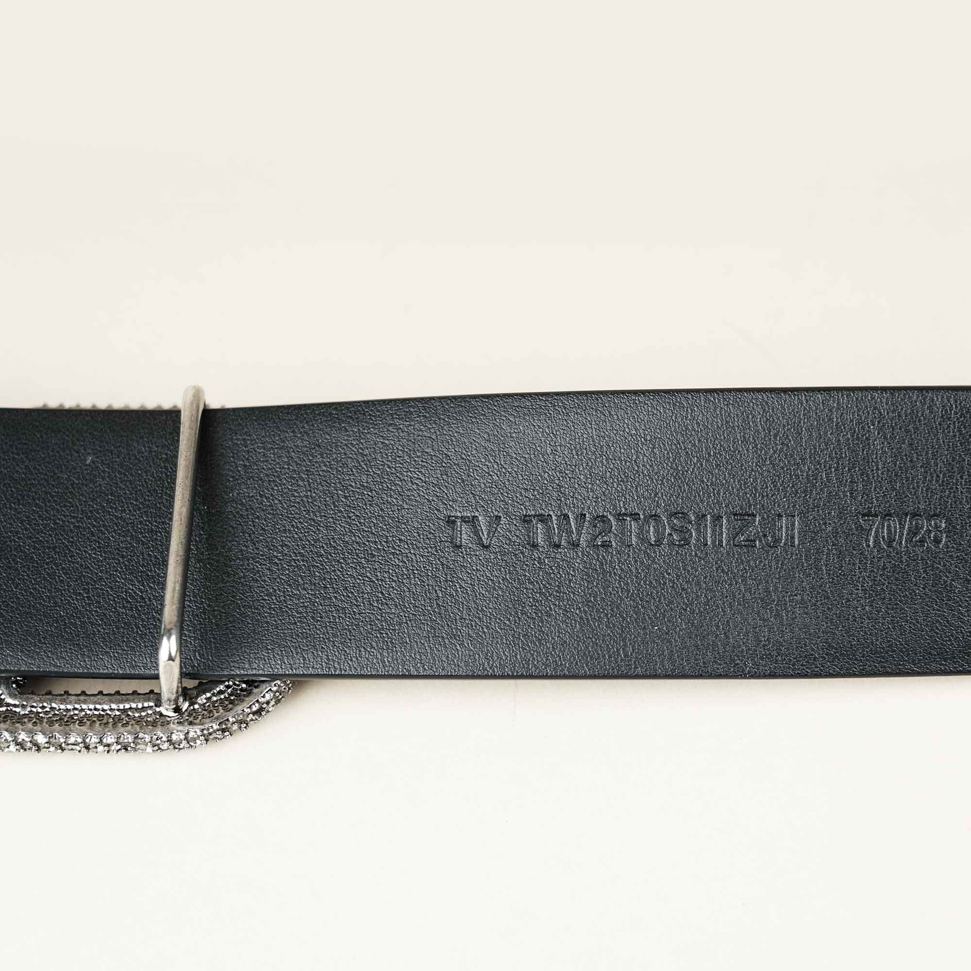 V-Logo Rhinestone Belt - Image 4